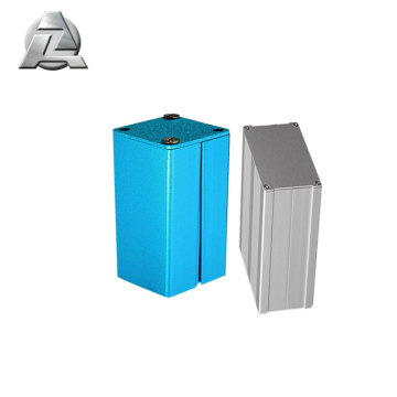 75,8 x 46 azul cinza inversor caixa de caixa de gabinete elétrico de alumínio
